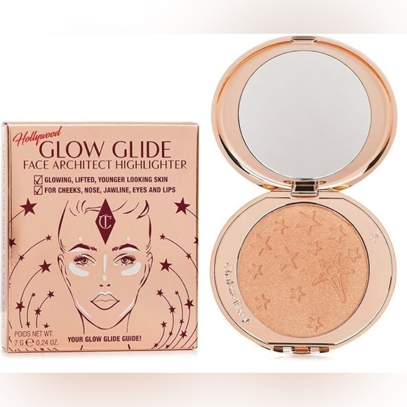 Charlotte Tilbury Other - Charlotte Tilburry Glow Glide Face Architect Highlighter Powder Gilded Glow NIB